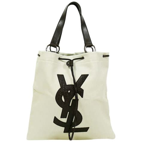 ysl canvas tote bag